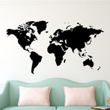 Wall Sticker World Map House Living Room Decoration Decal Sticker