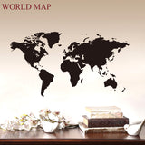 Wall Sticker World Map House Living Room Decoration Decal Sticker
