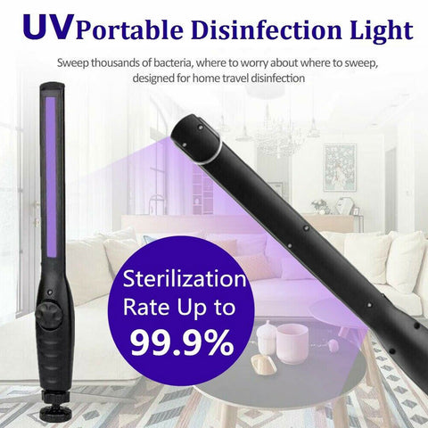 Portable UVC Germicidal Lamp Home Room Disinfection UV Sterilizer Light Tube LED