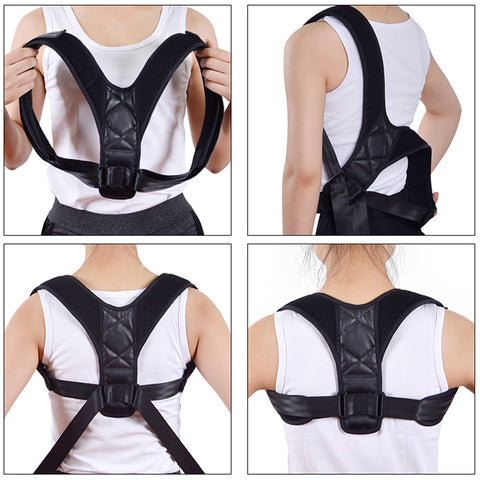 Women Men Posture Corrector Body Brace Bad Back Lumbar Shoulder Support Bel