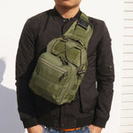 Men Backpack Molle Tactical Sling Chest Bag Assault Pack Messenger Shoulder Bag