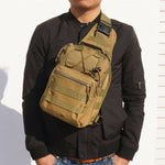 Men Backpack Molle Tactical Sling Chest Bag Assault Pack Messenger Shoulder Bag